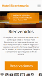 Mobile Screenshot of hotelbicentenario.com